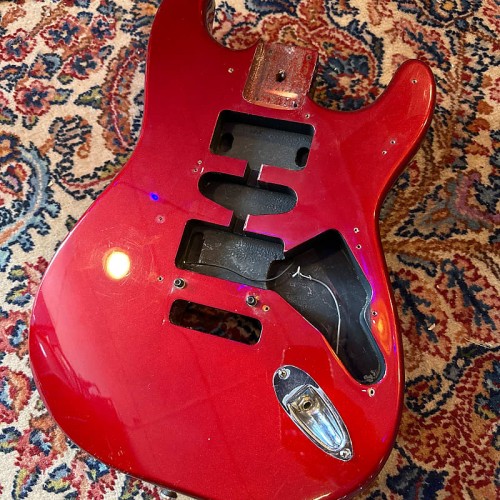 Fender Squier HH - Body with Bridge  Red