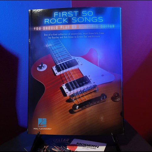 Hal Leonard First 50 Rock Songs You Should Play on Electric Guitar Guitar Collection Softcover - TAB