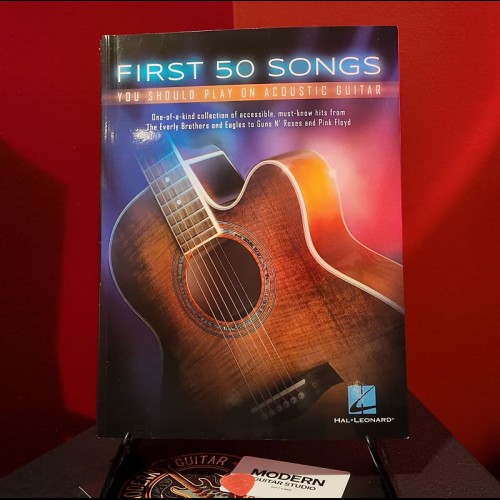 Hal Leonard First 50 Songs You Should Play on Acoustic Guitar Guitar Collection Softcover - TAB