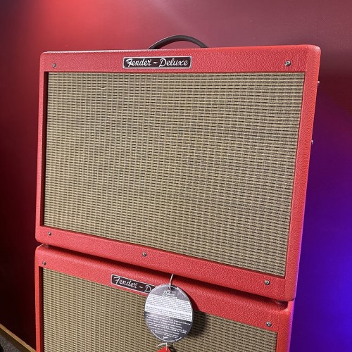 Fender Hot Rod Deluxe Limited Edition Texas Red set with Matching Extension Cabinet